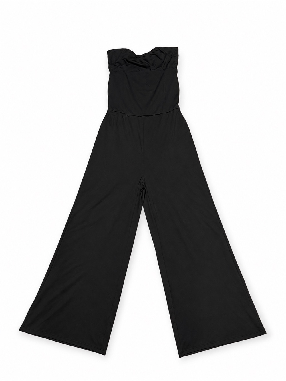 HALARA Black Square-Neck Wide-Leg Jumpsuit - Picture 5 of 6